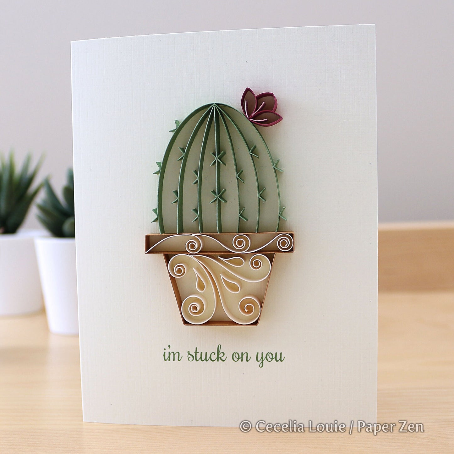 Quilling Succulents