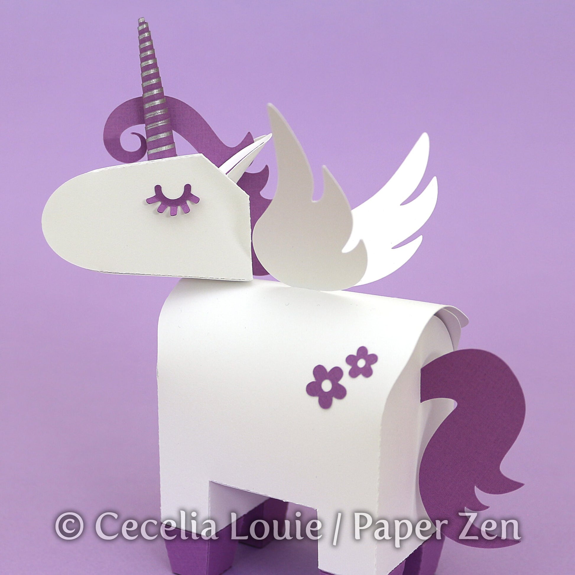Unicorn Gift Box - SVG
