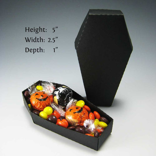 Halloween Coffin Box - SVG
