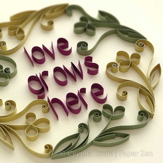 Quilling Phrases