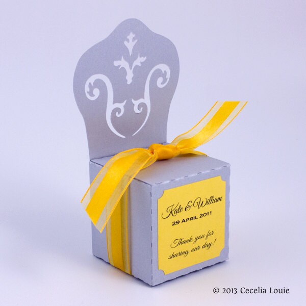 Wedding Chair Box - SVG