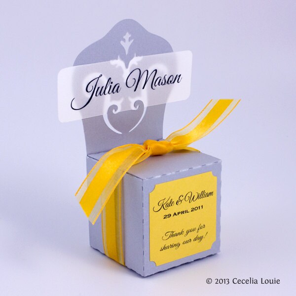 Wedding Chair Box - SVG