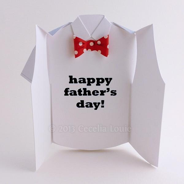 Father's Day Vest Card - Printable PDF