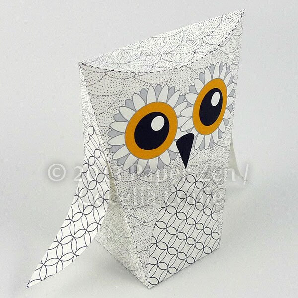 Halloween Owl Box - Printable PDF