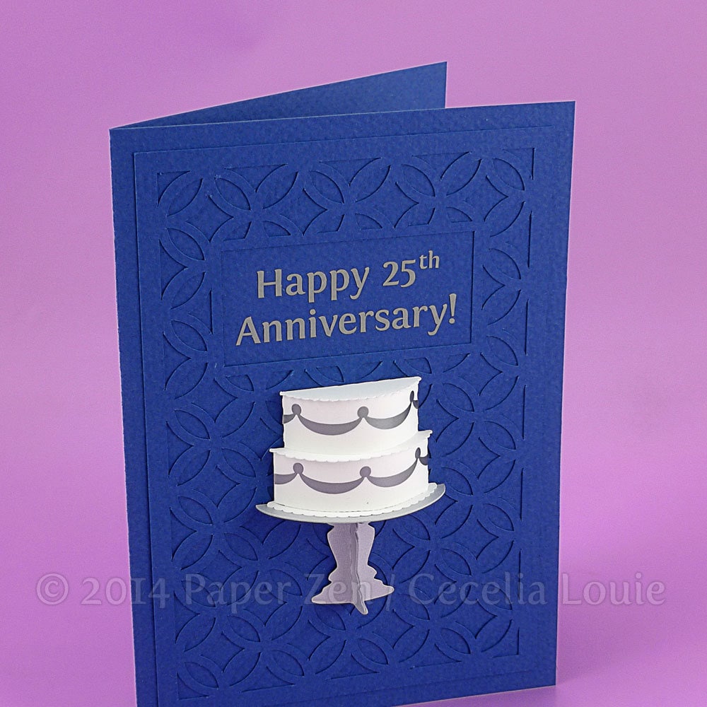 Wedding Cake Card - SVG